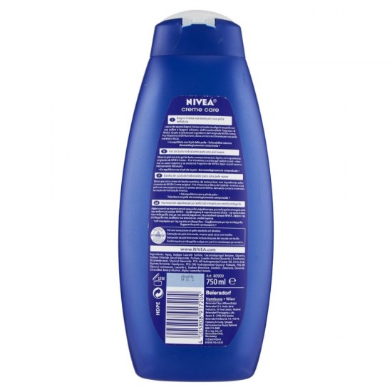 Gel de Dus NIVEA Creme Care, 750 ml, Efect Improspator al Pielii, Gel de Dus Nivea, Gel de Dus Parfum Deosebit, Gel de Dus Revigorant, Geluri de Dus Parfumate, Geluri de Dus Hidratante, Gel de Dus Energizant, Geluri de Dus Nivea