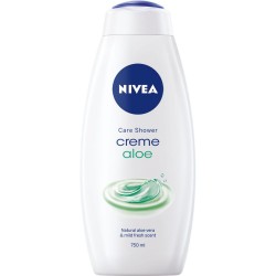Gel de Dus NIVEA Creme Aloe, 750 ml, Extract de Aloe Vera, Gel de Dus Nivea, Gel de Dus Parfum Deosebit, Gel de Dus Revigorant, Geluri de Dus Parfumate, Geluri de Dus Hidratante, Gel de Dus Energizant, Geluri de Dus Nivea
