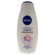 Gel de Dus NIVEA Care and Diamond, 750 ml, Cu Particule de Diamant, Gel de Dus Nivea, Gel de Dus Parfum Deosebit, Gel de Dus Revigorant, Geluri de Dus Parfumate, Geluri de Dus Hidratante, Gel de Dus Energizant, Geluri de Dus Nivea