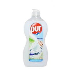 Detergent de Vase Lichid PUR Power 5 Aloe Vera, 450 ml, Extract de Aloe Vera, Pur Detergent de Vase, Detergent de Vase Manual, Detergent Lichid pentru Vase, Degresant pentru Vase, Detergent Impotriva Grasimilor