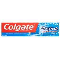 Pasta Dinti Colgate Max Fresh Cooling Crystals, 100 ml, Aroma Cool Mint, Pasta de Dinti cu Menta, Pasta de Dinti pentru Albire, Articole Igiena Dentara, Produse pentru Ingrjire Orala, Produse pentru Sanatate Orala, Igiena Orala, Ingrijire si Igiena Orala