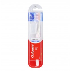 Periuta Dinti Colgate Slim Soft, Blister, Culoare Roz/Alb,Periuta cu Peri Subtiri, Periute de Dinti Colgate, Periute de Dinti Manuale, Perii de Dinti, Articole de Igiena Orala, Ingrijire Orala, Sanatate Orala, Ingrijire si Protectie Dentara