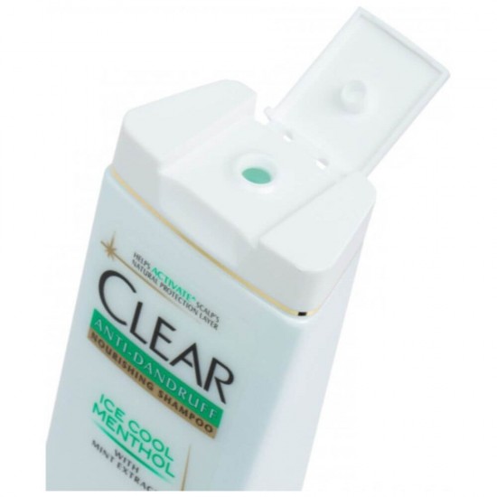 Sampon CLEAR Women Ice Cool Effect, 400 ml, pentru Par Normal, Extract de Menta, Sampon cu Menta, Sampon pentru Femei, Produse de Ingrijire a Parului, Produse Hairstyling, Sampon Antimatreata, Sampon Par Normal