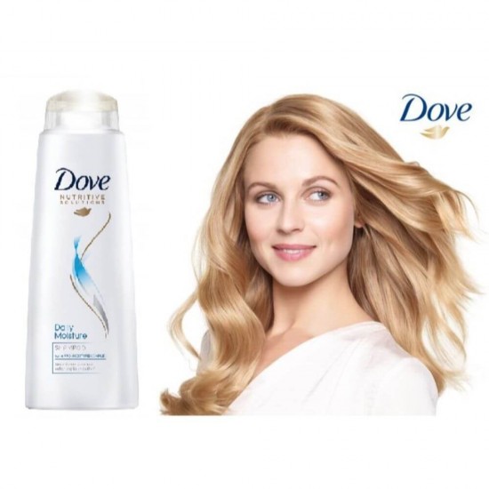 Sampon DOVE Daily Moisture, 400 ml, Par Normal si Uscat, Sampon Ingrijire Par Uscat, Sampon Fortifiant, Sampoane Revitalizante, Sampon Fortifiere, Produse de Ingrijire a Parului, Produse Hairstyling, Sampoane Dove