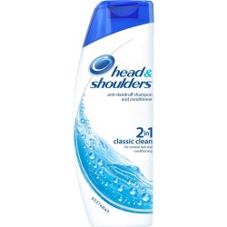 Sampon Head and Shoulders Classic Clean 2in1, Cantitate 330 ml, Sampon Si Balsam Antimatreata cu Extract de Plante, Antimatreata, Sampon Antimatreata, Sampoane Antimatreata, Sampon Contra Matretii, Produse de Ingrijire a Parului, Produse Hairstyling,