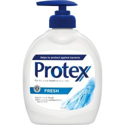 Sapun Lichid Antibacterial PROTEX Fresh, 300 ml, cu Pompita, Parfum Proaspat, Sapun Antibacterian, Sapunuri Lichide Antibacteriene, Sapun Dezinfectant pentru Maini, Sapun Lichid pentru Maini, Sapun Antibacterian pentru Maini