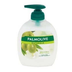 Sapun Lichid Palmolive Milk&amp;Olive, Cantitate 300 ml, Parfum de Masline, Sapun Lichid pentru Maini, Sapunuri Lichide, Sapun Lichid cu Pompita, Sapun Lichid pentru Maini Uscate, Sapun Lichid Palmolive, Sapun Crema Lichid Palmolive