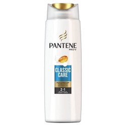 Sampon PANTENE Pro-V Classic Clean, 325 ml, Pentru Par Normal, Pentru Par Normal, Par Sanatos si Stralucitor, Sampon Spalare Par, Sampon Fortifiere, Sampoane pentru Par, Sampon Ingrijire Scalp, Sampon Curatare Par, Sampon pentru Par Vitalizat