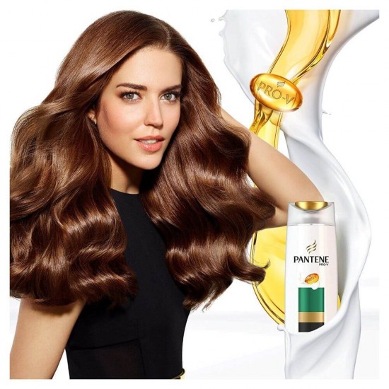 Sampon PANTENE Pro-V Smooth and Sleek, 325 ml, Pentru Par Ondulat, Pentru Par Ondulat, Par Lucios si Matasos, Sampon Spalare Par, Sampon Fortifiere, Sampoane pentru Par, Sampon Ingrijire Scalp, Sampon Curatare Par, Sampon pentru Par Vitalizat