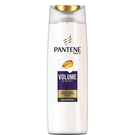 Sampon PANTENE Pro-V Volume and Body, 325 ml, Pentru Par Subtire, Pentru Par Subtire, Revitalizeaza si Purifica, Sampon Spalare Par, Sampon Fortifiere, Sampoane pentru Par, Sampon Ingrijire Scalp, Sampon Curatare Par, Sampon pentru Par Vitalizat