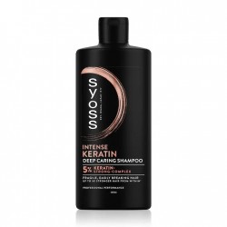 Sampon Syoss Keratin Hair Perfection pentru Par Uscat, 440 ml, Par Uscat, Sampon Par Fragil, Sampoane cu Keratina, Sampon Antimatreata, Produse de Ingrijire a Parului, Produse Hairstyling, Sampon Par Subtire