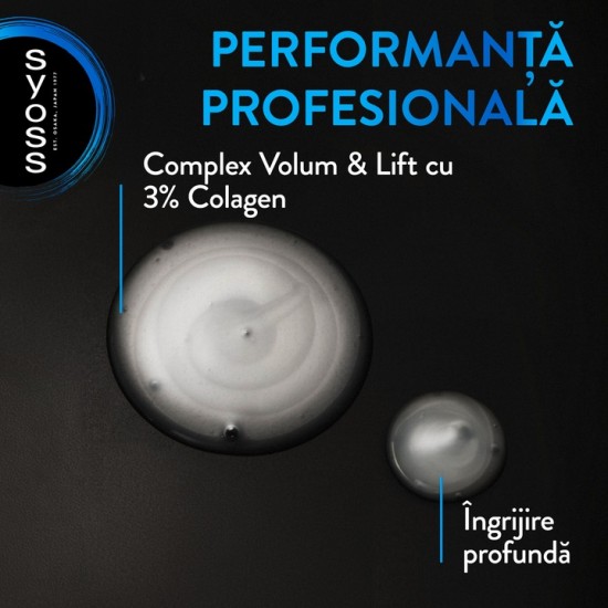 Sampon Syoss Volume Lift pentru Par Subtire, 440 ml, pentru Par Revitalizat, Sampoane Par Subtire, Sampoane pentru Par Subtire, Sampon Antimatreata, Produse de Ingrijire a Parului, Produse Hairstyling, Sampoane Regeneratoare, Sampon Reparator Par Degradat