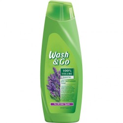 Sampon Wash&Go cu Extract de Levantica, 360 ml, Pentru Toate Tipurile de Par, Cu Extract de Levantica,Sampon Ingrijire Par, Sampon Spalare Par, Sampon Fortifiere, Sampoane pentru Par