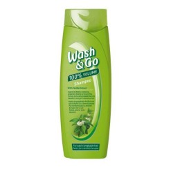 Sampon Wash&Go cu Extract de Urzica, 360 ml, Pentru Par cu Tendinte de Rupere, Cu Extract de Urzica, Sampon Ingrijire Par, Sampon Spalare Par, Sampon Fortifiere, Sampoane pentru Par, Sampon Par Slab, Sampon Par Moale