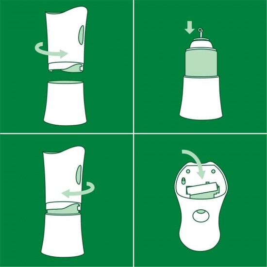 AIR WICK Rezerva Spray Odorizant Freshmatic, 250ml, Parfum de Lavanda, Spray tip Aerosol, Odorizant Camera, Odorizant Spray pentru Camera, Spray de Camera Parfumat, Rezerva Odorizant de Camera, Spray Odorizant AIR WICK Lavanda