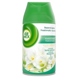 AIR WICK Rezerva Spray Odorizant Freshmatic, Frezie si Iaomie, 250ml, Parfum Floral, Spray tip Aerosol, Odorizant Camera,  Spray pentru Camera, Odorizant Spray Parfumat, Rezerva Spray Parfumat, Spray Frezie si Iasomie