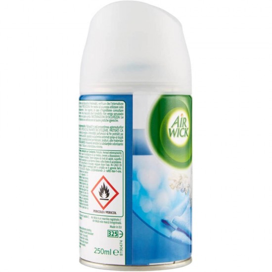 AIR WICK Rezerva Spray Odorizant Freshmatic, Cool Linen, 250ml, Parfum de Liliac, Spray tip Aerosol, Odorizant Camera, Rezerva Spray Odorizant, Odorizant Parfumat, Spray Rezerva AIR WICK Freshmatic, Odorizant Spray Liliac