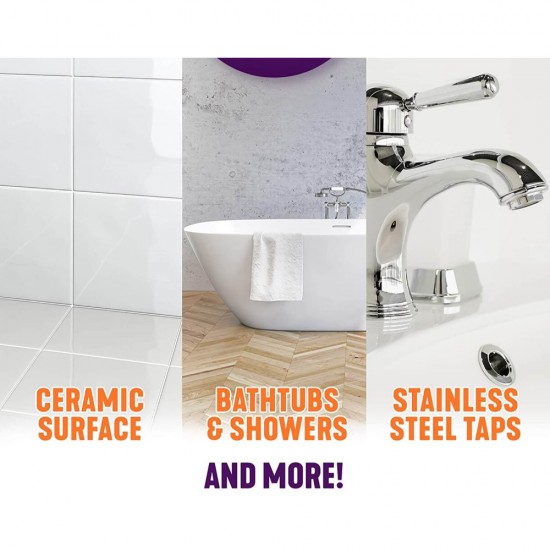 CILLIT Detergent Piatra si Rugina, 450 ml, Inlaturare Depuneri, Ideal pe Inox si Ceramica, Detergent Curatare Inox, Detergent Inlaturare Depuneri, Detergent Curatare Ceramica, Detergent Impotriva Ruginii si Pietrei