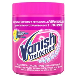 VANISH Pudra pentru Indepartarea Petelor, Oxi Pink Powder, Cantitate 470 g, Detergent Automat pentru Haine, Detergent Pudra pentru Haine, Solutii Curatare a Hainelor, Solutii pentru Haine, Solutii Pudra pentru Haine