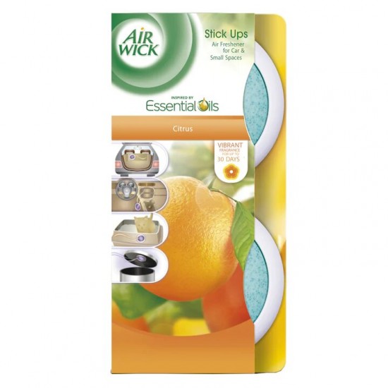 Air Wick Gel Odorizant Stick-up Citrus, 2 Buc/set, Parfum De Citrice