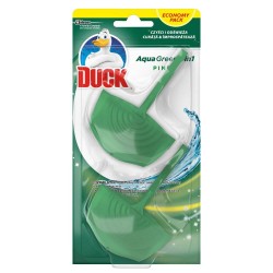 Odorizant WC DUCK Aqua Green 1+1, 36 ml, Geluri Odorizante WC, Odorizante pentru Toaleta, Odorizant Toaleta, Gel Odorizant pentru Toaleta cu Suport, Odorizant Dezinfectant pentru WC, Odorizante WC