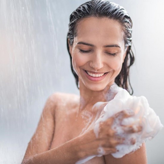 Gel de Dus DERMOMED cu Ulei de Argan, 1 L, Gel de Dus Hidratant, Gel de Dus Unisex, Gel de Corp, Gel pentru Dus, Gel de Dus Parfumat, Gel de Dus cu Pompita