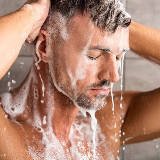 Gel de Dus DERMOMED cu parfum de Iris, 1 L, Gel de Dus Hidratant, Gel de Dus Unisex, Gel de Corp, Gel pentru Dus, Gel de Dus Parfumat, Gel de Dus cu Pompita