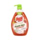 Detergent Concentrat de Vase Lichid DUAL POWER, 1 L, Parfum de Aloe si Rodie, Detergent cu Pompa, Detergent Vase, Detergent de Vase cu Aloe, Detergent Vase Antibacterian, Detergent Vase cu Pompita