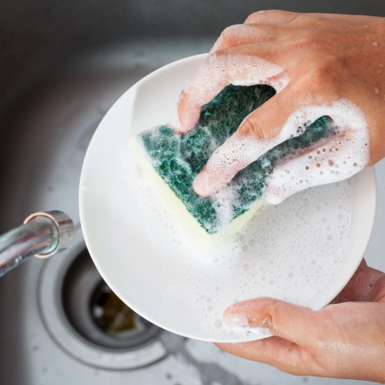 Detergent Concentrat de Vase Lichid DUAL POWER, 1 L, Parfum de Aloe si Rodie, Detergent cu Pompa, Detergent Vase, Detergent de Vase cu Aloe, Detergent Vase Antibacterian, Detergent Vase cu Pompita