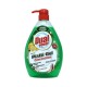 Detergent Concentrat de Vase Lichid DUAL POWER, 1 L, Parfum de Lamaie, Detergent cu Pompa, Detergent Vase, Detergent de Vase cu Lamaie