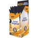 Set 50 Pixuri Bic Cristal, Varf 1 Mm, Negre, Corp Plastic Transparent/negru, Pixuri Bic Cristal Mediu, Pixuri Scoala, Pixuri Colorate, Pixuri Negre, Pix Negru, Pix Pentru Scoala, Pix Colorat