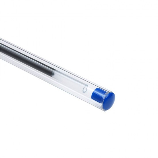 Set 50 Pixuri Bic Cristal, Varf 1 Mm, Albastre, Corp Plastic Transparent/albastru, Pixuri Bic Cristal Mediu, Pixuri Scoala, Pixuri Colorate, Pixuri Albastre, Pix Negru, Pix Pentru Scoala, Pix Colorat