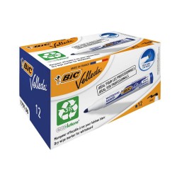 Set 12 Markere Bic Eco Velleda 1701, Albastre, Marker Bic, Marker Bic Eco, Marker Multicolor, Marker Eco, Markere Eco, Bic Eco, Bic Eco Velleda, Marker Tabla, Marker De Scris, Marker Set, Markere Whiteboard, Markere Tabla Magnetica