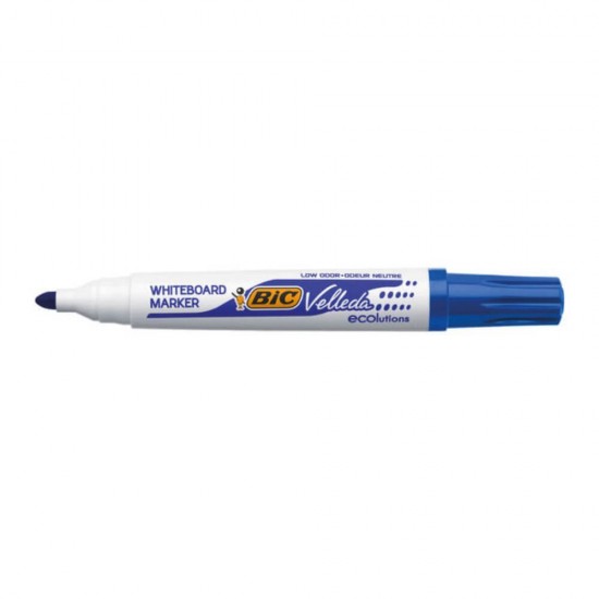 Set 12 Markere Bic Eco Velleda 1701, Albastre, Marker Bic, Marker Bic Eco, Marker Multicolor, Marker Eco, Markere Eco, Bic Eco, Bic Eco Velleda, Marker Tabla, Marker De Scris, Marker Set, Markere Whiteboard, Markere Tabla Magnetica