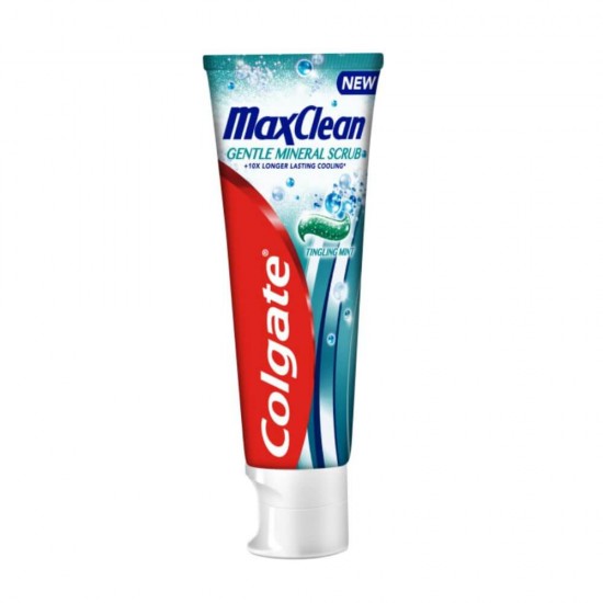Pasta de Dinti COLGATE Max Clean Mineral Scrub, 75 ml, Pasta de Dinti pentru Albire, Articole Igiena Dentara, Pasta Dinti Colgate, Pasta Dinti Albire, Pasta Dinti Sensibili,Produse pentru Ingrjire Orala