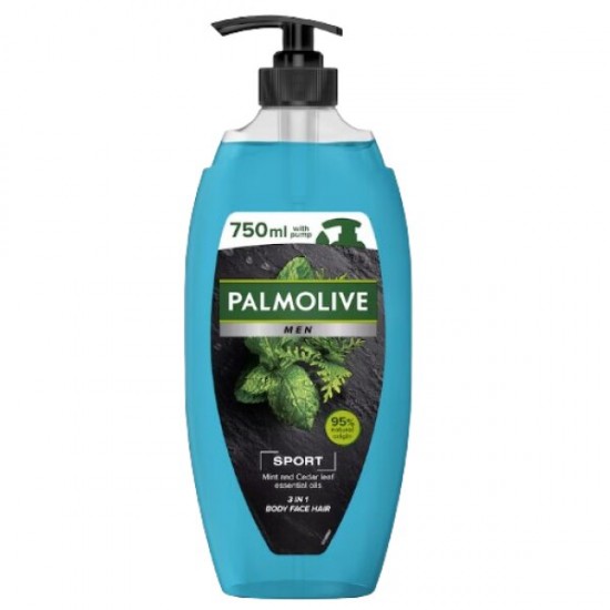Gel De Duș Palmolive Cu Pumpita, Men Sport, Cantitate 750ml