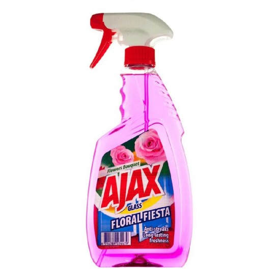 Solutie Geam AJAX Floral Fiesta Pink Pistol cu Pulverizator, 500 ml, Solutie pentru Curatat Geamuri AJAX Floral Fiesta , Solutie pentru Curatat Geamuri cu Pulverizator Ajax Floral Fiesta, Detergent Geamuri Ajax, Solutie Ferestre Ajax, Solutii Geamuri