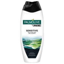 Gel de Dus PALMOLIVE Men Sensitive, 500 ml, Aloe Vera, Gel de Dus 500 ml, Gel de Dus Palmolive Men, Gel de Dus Hidratant Barbati, Geluri de Dus Hidratante Barbati, PALMOLIVE Men Gel de Dus, Produse de Ingrijire a Corpului