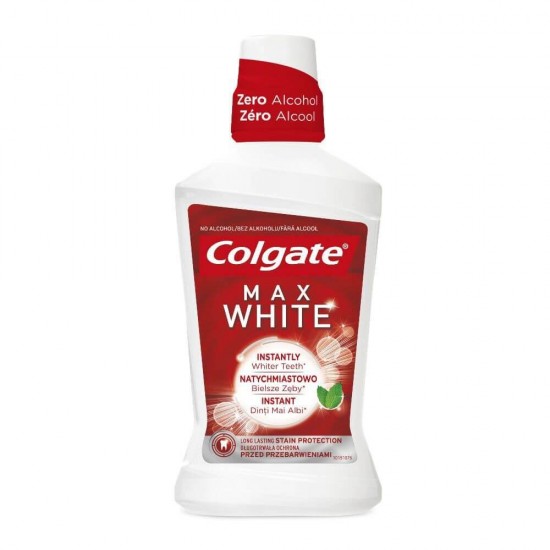 Apa de Gura COLGATE Max White, Cantitate 500 ml, Apa de Gura, Apa de Gura Colgate, Colgate Max White, Apa de Gura 500 ml, Apa de Gura Max White, Colgate Max White 500 ml, Colgate Mouthwash, Apa de Gura cu Efect de Albire