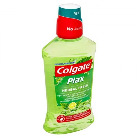 Apa de Gura Colgate Plax Tea Lemon, 500ml, Aroma de Ceai Verde si Lamaie, Apa de Gura COLGATE, Apa de Gura cu Ceai Verde,Dentara, Ingrijire si Protectie Dentara