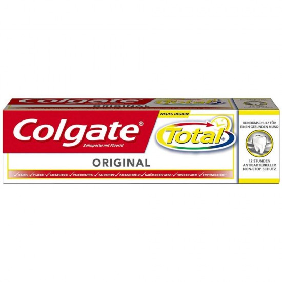 Pasta de Dinti COLGATE Total Original, 50 ml, Pasta Dinti Colgate Total, Colgate Total Original Pasta de Dinti, Colgate Total Original Pasta de Dinti 50 ml, Pasta de Dinti Anticarii, Pasta de Dinti Albire