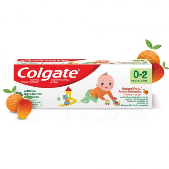 Pasta de Dinti COLGATE pentru Copii, Varsata 0-2 Ani, 50 ml, Articole Igiena Dentara Copii, Pasta de Dinti pentru Copii, Produse pentru Ingrjire Orala, Produse pentru Sanatate Orala, Igiena Orala, Ingrijire si Igiena Orala