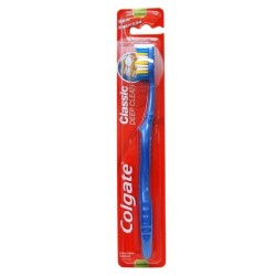 Periuta Dinti Colgate Classic Clean Medium, Albastra, Perii de Dinti COLGATE, Periute de Dinti Colgate pentru Adulti, Periute de Dinti Manuale, Perii de Dinti, Articole de Igiena Orala, Ingrijire Orala, Sanatate Orala, Ingrijire si Protectie Dentara