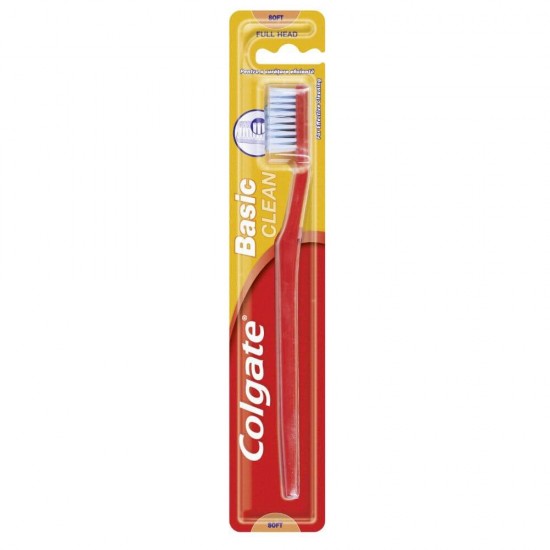 Periuta Dinti Colgate Basic Clean Soft, Periute Dinti Sensibili COLGATE,  Periute de Dinti Colgate pentru Adulti, Periute de Dinti Manuale, Perii de Dinti, Articole de Igiena Orala, Ingrijire Orala, Sanatate Orala, Ingrijire si Protectie Dentara