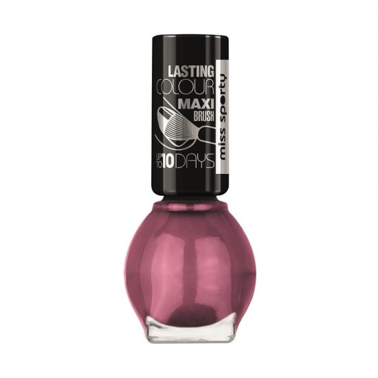 Lac de Unghii Miss Sporty Lasting Colour 390 Vintage, 7 ml, Lasting Color Gel Shine Nail Polish, Lac de Unghii Gel, Lac de Unghii Clasic, Lac de Unghii Mov, Oja Mov, Oja Clasica, Lac Gel de Unghi, Gel Lac de Unghi, Oje Mov, Oja Gel, Oje Gel