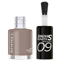 Lac de Unghii Rimmel 60 Seconds Super Shine, 810 Grungy Grey, 8 ml, Lac pentru Unghii, Lac de Unghii Rimmel, Lac de Unghii Rimmel London, Lac de Unghii 60 Seconds, Lac de Unghii Super Shine, Oja Unghii, Oja pentru Unghii