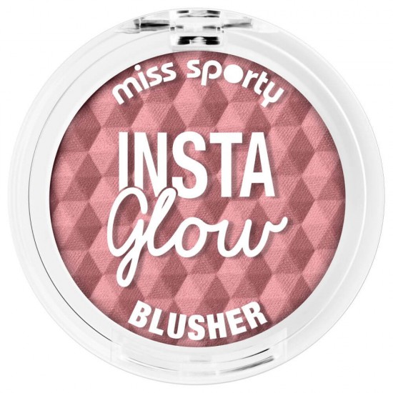 Fard Obraz Miss Sporty Insta Glow Blusher 002, 6.5 g, Fard de Obraz Insta Glow Blusher, Fard de Obraz Blush, Pudra de Obraz, Fard pentru Obraji Imbujorati, Farduri pentru Obraji Imbujorati, Farduri pentru Obraz Blusher Insta Glow