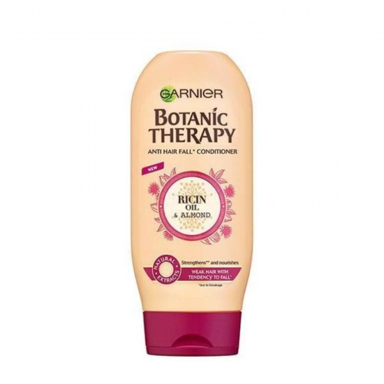 Balsam Anti Cadere Par, 200 ml, Garnier Botanic Therapy Ricin Oil &amp; Almond, Balsam Impotriva Caderii Parului, Balsam Anti Cadere Par, Balsam de Par cu Ulei de Ricin, Balsam de Par cu Ulei de Migdale, Balsam de Par pentru Par Fragil