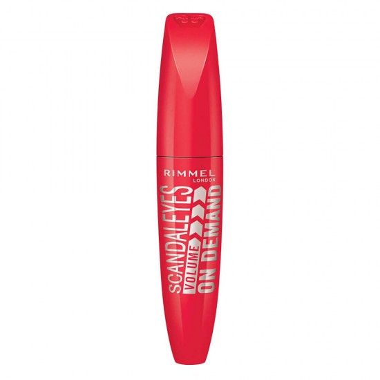Mascara RIMMEL LONDON Scandal Eyes Volume on Demand, 001 Black, 12 ml, Mascara pentru Volum, Mascara Neagra, Mascara pentru Definire, Mascara pentru Alungire, Mascara Rezistenta la Transfer, Rimel pentru Gene, Rimel pentru Volum