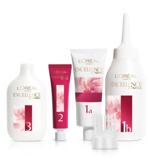 Vopsea de Par Permanenta L'OREAL Paris Excellence Creme 5.3, Saten Deschis Auriu, 192 ml, Cu Amoniac, Vopsea de Par, Vopsea de Par Permanenta, Vopsea de Par L'OREAL, Vopsea de Par L'OREAL Paris Excellence, Vopsea Permanenta L'OREAL
